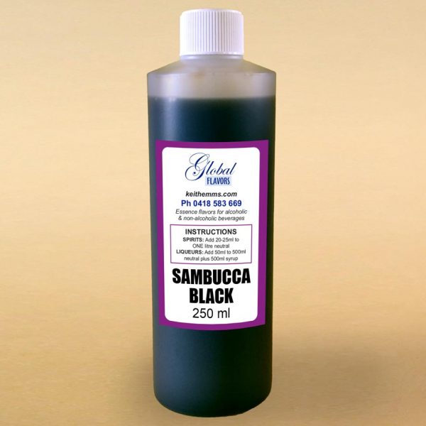 Black Sambucca, spirit essences, spirit essence, home distilling, liqueur essences, liquid smoke, oak chips
